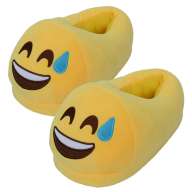 Тапочки Смайлы Emoji Смех до слёз, 1 слеза - Тапочки Смайлы Emoji Смех до слёз, 1 слеза