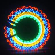 Светодиодная подсветка для велосипедного колеса 32 рисунка Hot Wheels MINI 16 LED, для велосипеда, 16,5 х 6,5 см - Светодиодная подсветка для велосипедного колеса 32 рисунка Hot Wheels MINI 16 LED, для велосипеда, 16,5 х 6,5 см