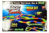 Гибкий авто-трек Magic Tracks, Меджик Трэкс с мостами 360 деталей + 2 машинки