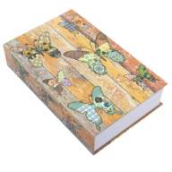 Книга сейф Бабочки, 24,2 х 16 х 5,5 см - Книга сейф Бабочки, 24,2 х 16 х 5,5 см