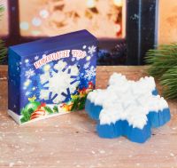 Мыло ручной работы "Новогоднее чудо!" с ароматом кокоса